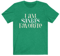 "I Am Santa's Favorite" Crew Neck T-shirt