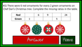 Proportional Relationships Winter Holiday Riddle Game