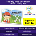The Boy Who Cried Wolf Reading Passage and Activities