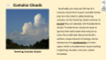 Cumulus Clouds Informational Text Reading Passage and Activities