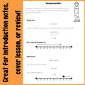 Graphing Inequalities & Solving Inequalities - Guided Notes & Practice