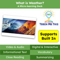 What is Weather? Informational Text Reading Passage and Activities