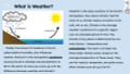 What is Weather? Informational Text Reading Passage and Activities