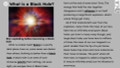 What is a Black Hole? Informational Text Reading Passage and Activities