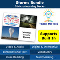 Storms Informational Text Reading Passage and Activities BUNDLE