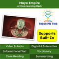 Maya Empire Informational Text Reading Passage and Activities