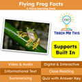 Flying Frogs Informational Text Reading Passage and Activities