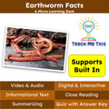 Earthworms Informational Text Reading Passage and Activities