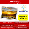 Hawaii (50 States and Capitals) Informational Text and Activities