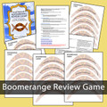 GEOGRAPHY: AUSTRALIA BOOMERANG REVIEW GAME (WITH BLANK CARDS)