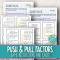 Geography: Push and Pull Factors on Human Migration (GAME ONLY)