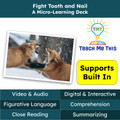 Fight Tooth and Nail Figurative Language Reading Passage and Activities