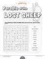 Bible Parable: The Lost Sheep workbook