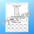  Numbers 1 - 10 Worksheets Kindergarten