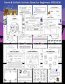 David and Goliath Activity Book for Beginners