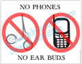No Phones - No Earbuds - 11 x 17 Posters Variety Pack