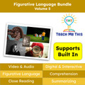 Figurative Language Reading Passages and Activities BUNDLE Volume 5