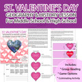 GEOGRAPHY: ST. VALENTINE'S DAY (GROUP READING & COMPREHENSION GAME).