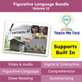 Figurative Language Reading Passages and Activities BUNDLE Volume 11