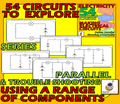 Electrical Circuits - Using Diagrams and components - series, parallel circuits