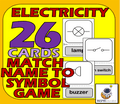 Electrical Circuits - Matching component images to names (26 labels - DISPLAY)