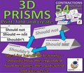 ELA CONTRACTIONS: 54 Posters, and 3D Prisms - Expanded and contracted forms