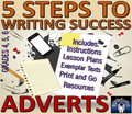 Writing Adverts: Lesson Plans, Exemplars, Resources, Posters and Writing Frames