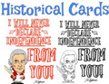 Thomas Jefferson Historical Valentine's Cards I Will Never Declare Independence