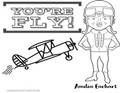 Amelia Earhart "You're FLY" Historical Valentine