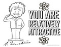 Albert Einstein "Relatively Attractive" Valentine's Day Card