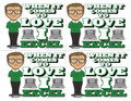 Bill Gates "When it Comes to Love I Excel" Valentines Day Card