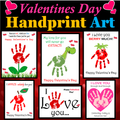 Valentines Day Handprint Art