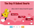 Valentines Day Literacy Activities | The Day It Rained Hearts Quiz Boom Cards