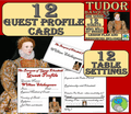 THE TUDORS: Tudor Banquet with Elizabeth I: Commonwealth, Influency, Power and Money - Who would sit where? Why?