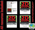 MATH ESCAPE ROOM: 2D SHAPE - 10 Challenges, Resources, Student Workbook, Answer Key