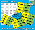 ELA Standard English - Snap! Card Game (224 Cards) and Vocabulary Improver Checker