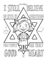 Anne Frank Collaborative Poster "I Still Believe .. People Are .. Good at Heart"