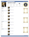 Abraham Lincoln Presidential Fakebook Template