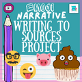 Emoji Narrative Writing to Sources Project