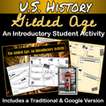 U.S. History | Gilded Age | Progressivism | An Introductory Activity