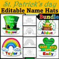 St Patricks Day Name Hats