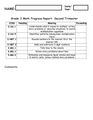Third Grade Standards based math assessment Bridges Trimester 3