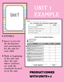 Standards Based Reporting Third Grade Units 1-7 Bridges