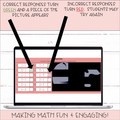 Solving Proportions Self-Checking Mystery Puzzle Picture Digital Activity