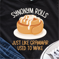 "Synonym Rolls" Crew Neck T-shirt