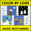 Color by Code: Music Note Names