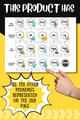 Black, White, and Brights Portable Sound Spelling Wall