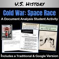 U.S. History | Cold War | Space Race | Mini-Document Based Activity