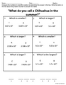 Comparing numbers in scientific notation Riddle activity