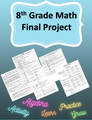 8th grade math final project